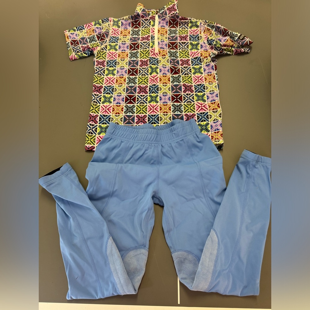 Girls kerrits riding outfit